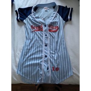 Baseball mini jersey dress. Used once.